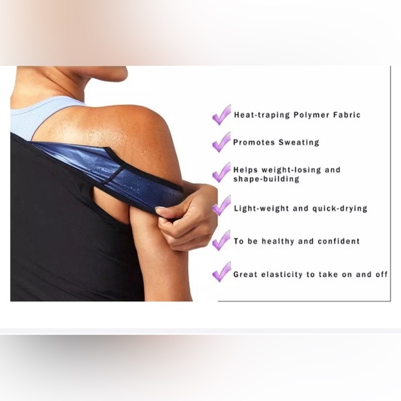 The Blu PU Coating Sweat Vest - Picture 10 of 10